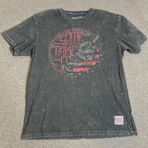Affliction Shirt Mens XL Freedom Come And Take It Graphic Short Sleeve Tee